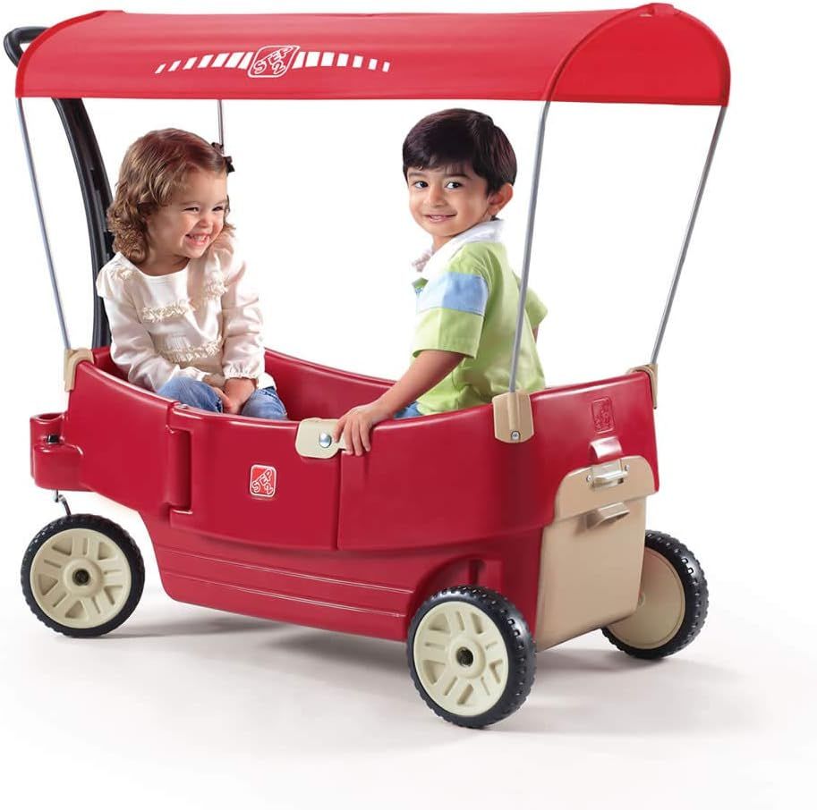 Step2 All Around Canopy Wagon, Red | Amazon (US)