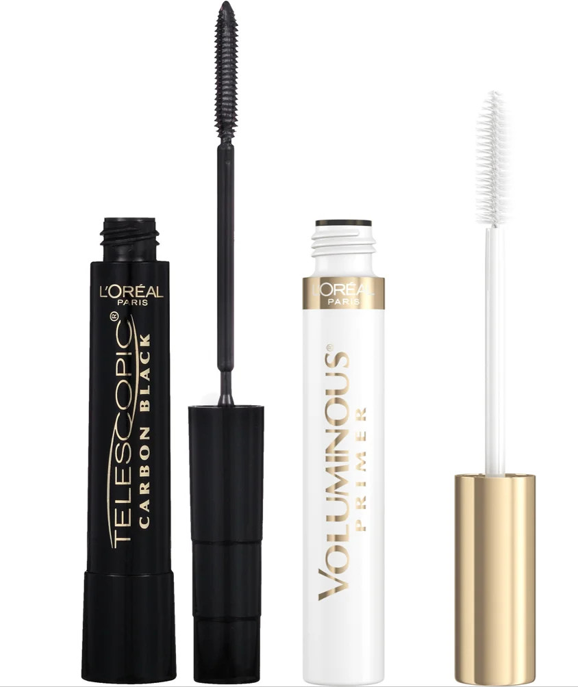L'Oreal Paris Telescopic Carbon Black Mascara & Primer Bundle | Walmart (US)
