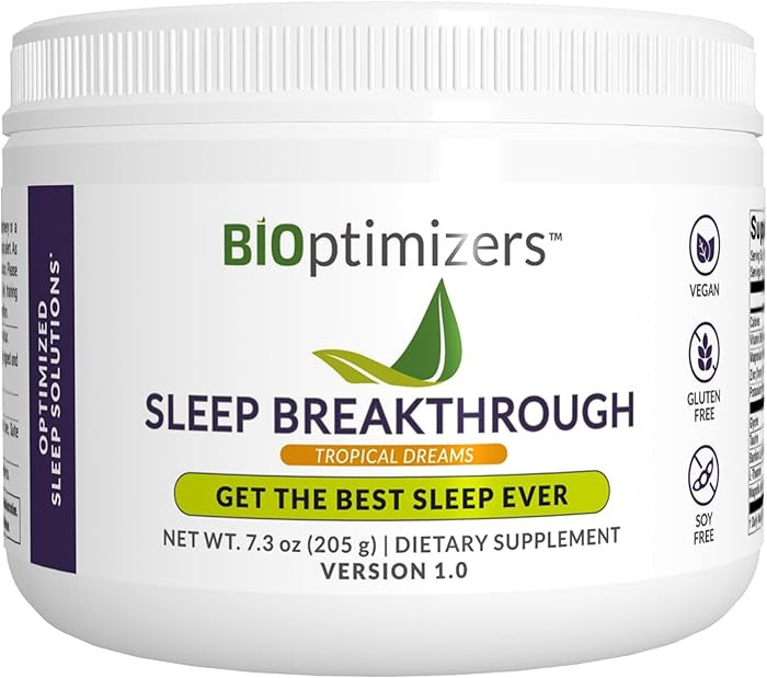 BIOptimizers Sleep Breakthrough – Natural Melatonin Free Vegan Deep Sleep Support with Magnesiu... | Amazon (US)