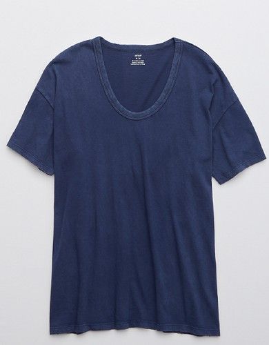 Aerie Boyfriend Voop Oversized T-Shirt | American Eagle Outfitters (US & CA)