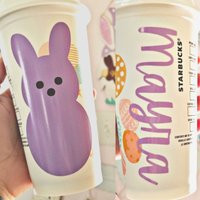 Easter Starbucks Cup | Seasonal Limited Edition Decals Custom Hot Peeps Cup | Etsy (US)