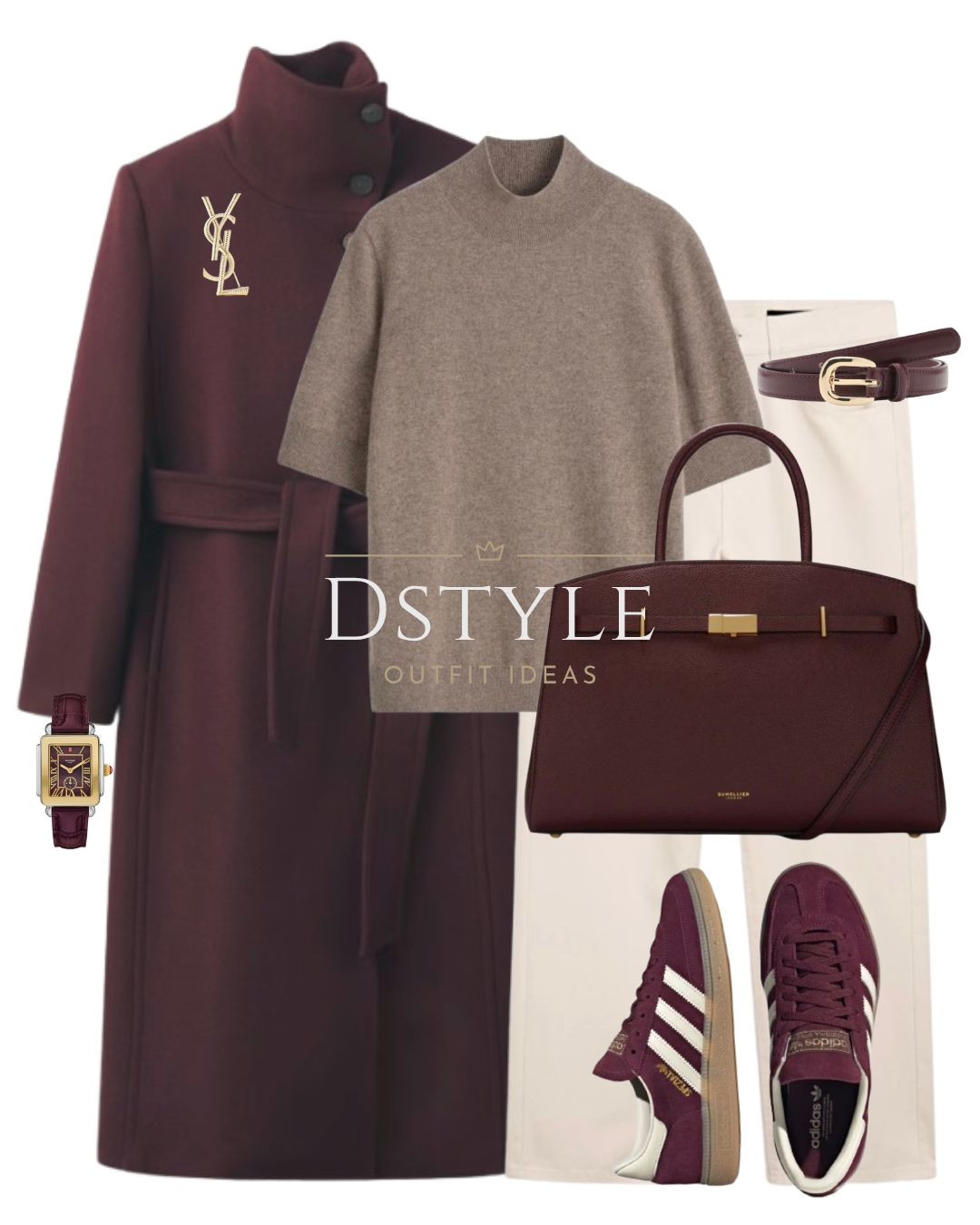 Burgundy & Beige: The Unexpected Color Duo for Fall 🍷🍂
This season, it’s all about the depth and richness of burgundy and merlot. Pairing a stunning maroon wool coat and accessories with soft, calming beige and cream creates a look that is instantly sophisticated and incredibly fresh. It’s the perfect way to add warmth to your wardrobe without going dark.
Style Tip: This combination works because the cool neutrality of the beige/taupe top and cream trousers lets the dramatic burgundy pieces truly shine.

#LTKStyle #JewelTones #BurgundyOutfit #FallColorPalette #SophisticatedStyle #CoatSeason #Merlot #OOTD #ColorInspiration #FashionForward 

 

#LTKWorkwear #LTKShoeCrush #LTKItBag