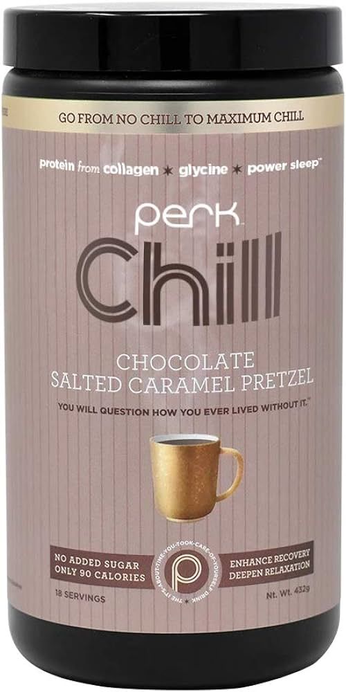 Perk Chill Original Chocolate Salted Caramel Pretzel (18 Servings) | Amazon (US)