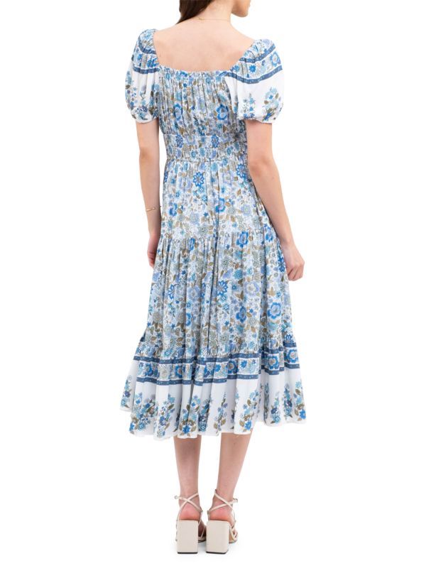 Floral Midi Dress | Saks Fifth Avenue OFF 5TH
