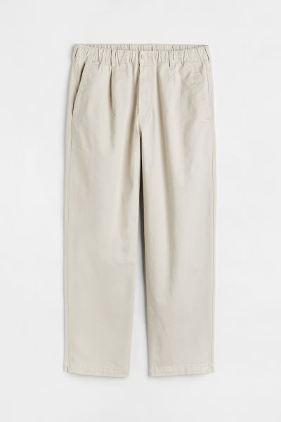 Relaxed Fit Twill Pants | H&M (US + CA)