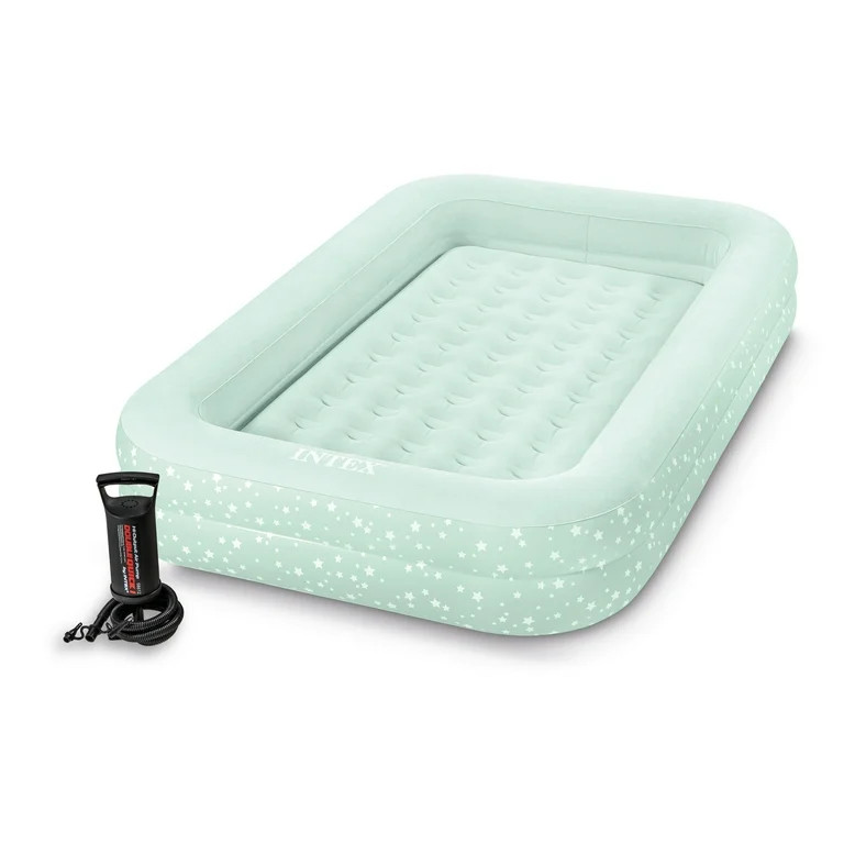 Intex Kidz 10" Starry Night Travel Air Mattress with Hand Pump | Walmart (US)