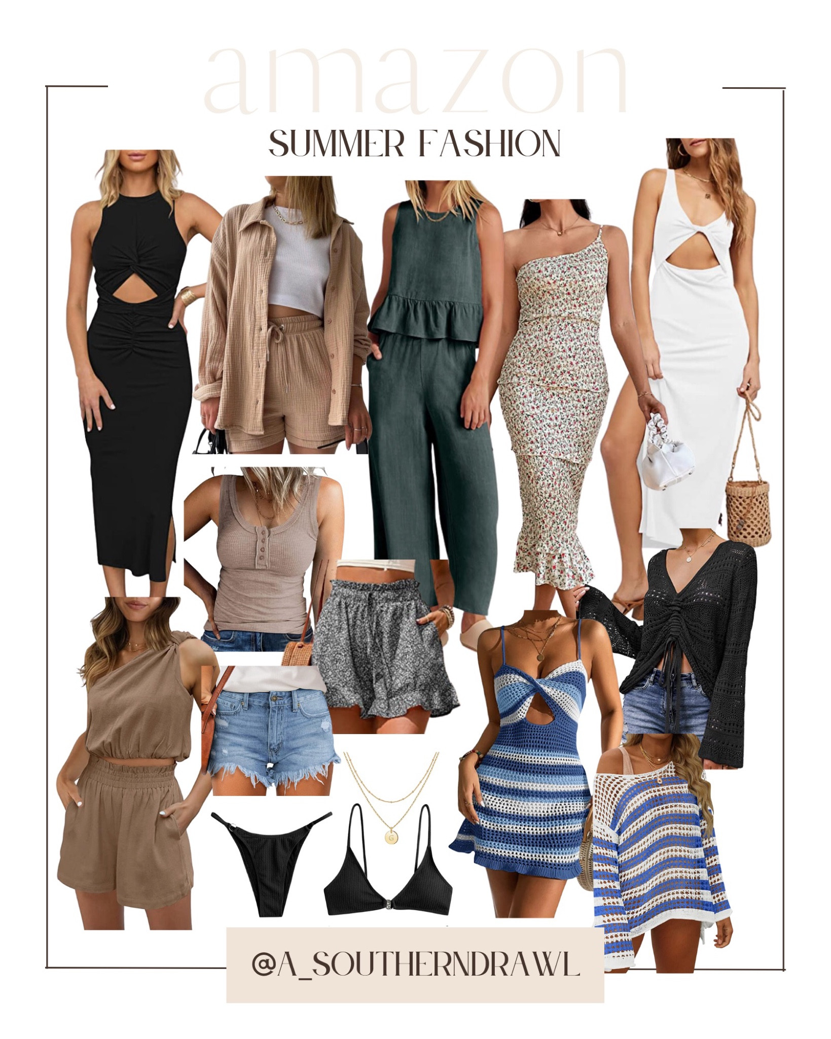 Summer - Amazon - Amazon resort - Amazon swim - Resort - Vacation - Beach - Warm Weather - MIDI - Tank - Shorts - Swim - Bikini - Shorts



#LTKstyletip #LTKswim #LTKunder50