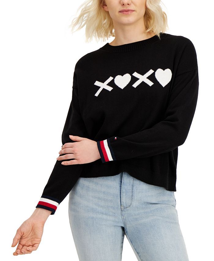 Tommy Hilfiger XOXO Sweater & Reviews - Sweaters - Women - Macy's | Macys (US)