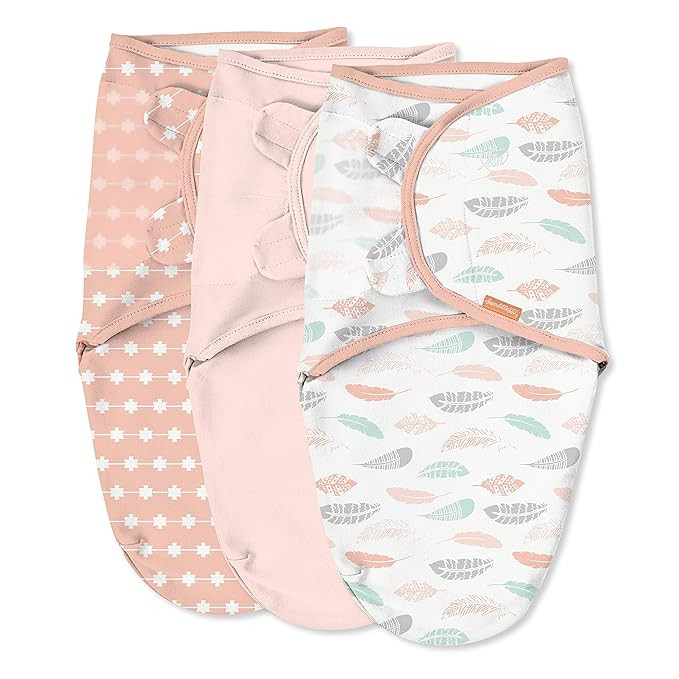 SwaddleMe Original Swaddle – Size Small, 0-3 Months, 3-Pack (Coral Days) | Amazon (US)