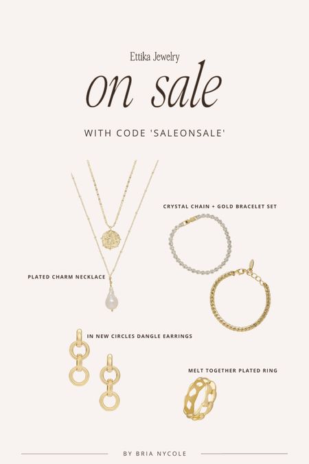 Current sale happening at Erika Jewelry — use code ‘SALEONSALE’




#jewelry #ettika #sale #beauty #goldjewelry #goldearrings #earrings #coinnecklace

#LTKsalealert #LTKGiftGuide #LTKunder100