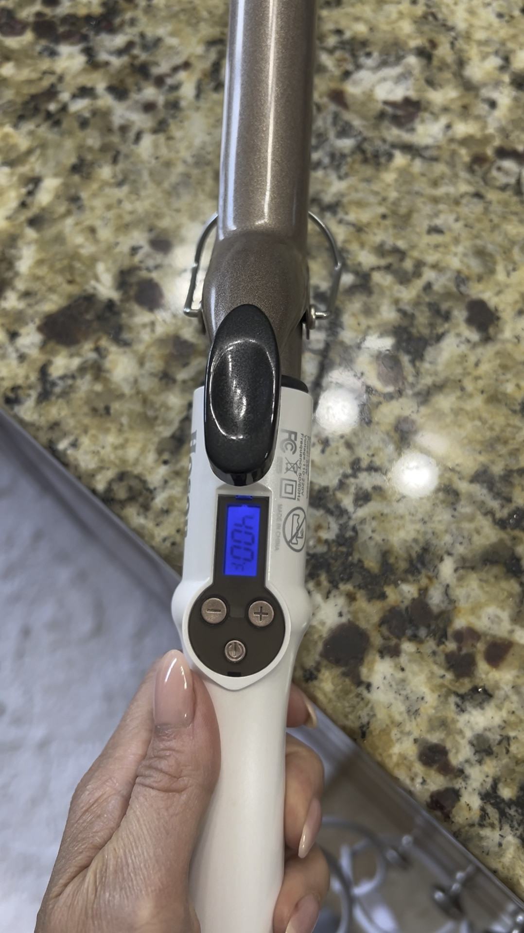 One of my favorite Amazon purchases 
This curling iron heats up QUICK and gets really hot if I need it to. Comes with a glove. 
My curls last all day 

It doesn’t take long to cool down.


#LTKFindsUnder50 #LTKBeauty