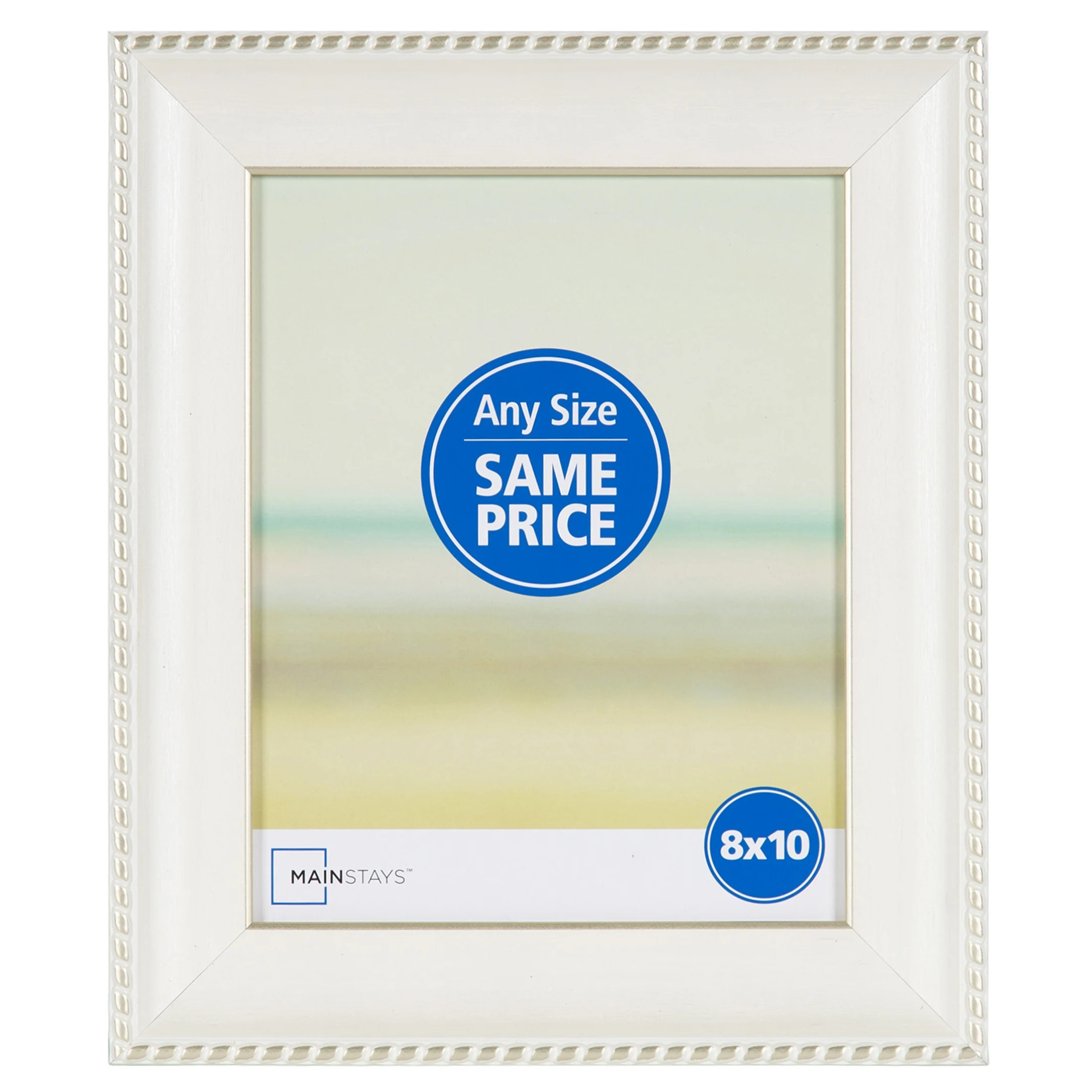 Mainstays Scoop 8x10 Tabletop Picture Frame, White | Walmart (US)