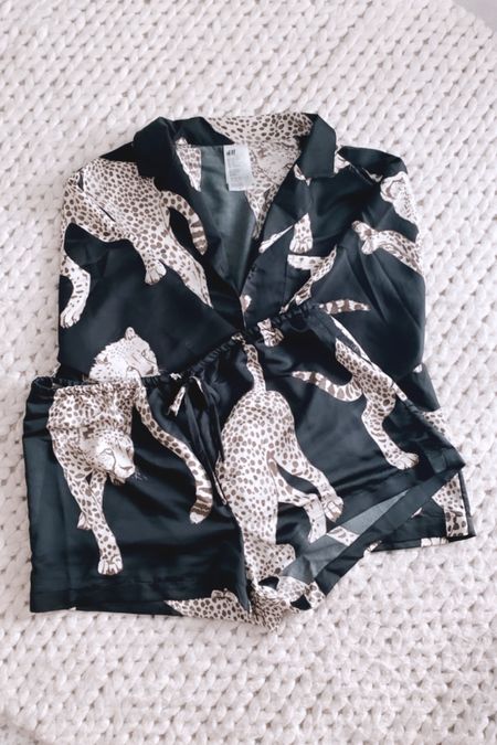 Cute pj alert 🖤 🐆 

#leopard #pj #comfy #pajama #outfit 

#LTKstyletip #LTKFind #LTKunder50