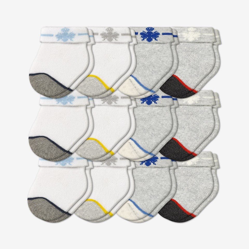 Baby Socks 12-Pack (0-6 Months) | Bombas
