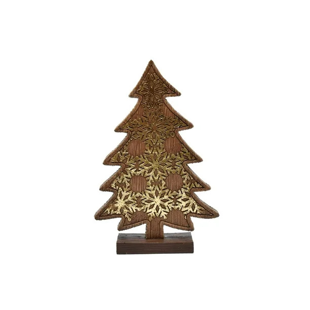 Nature Wooden Nativity Scene with Tassel Tabletop Decor, by Holiday Time | Walmart (US)