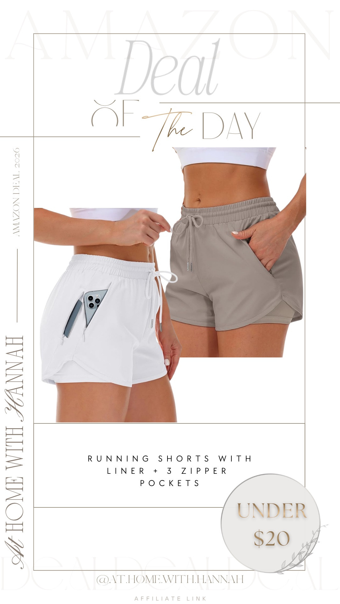 DEAL FIND✨

Obsessed is an understatement - I own every color!
These are such a good practical activewear find. I love that they have a built-in liner and multiple zipper pockets, which makes them so good for walking, running, workouts, or even errands when you want something lightweight and functional.


if you’re shopping for:
running shorts with pockets, workout shorts women, athletic shorts under $20, gym shorts with liner, walking shorts women, amazon activewear, practical workout clothes



••
running shorts with liner • running shorts with zipper pockets • workout shorts women • athletic shorts under $20 • gym shorts with pockets • women’s running shorts • built in liner shorts • amazon activewear • practical workout shorts • sporty summer basics • affordable gym clothes • walking shorts women

#runningshorts #workoutshorts #activewearfinds #gymstyle #athleisurefinds
#ltkactive #ltkfinds #ltksale

#LTKSaleAlert #LTKActive #LTKootd
