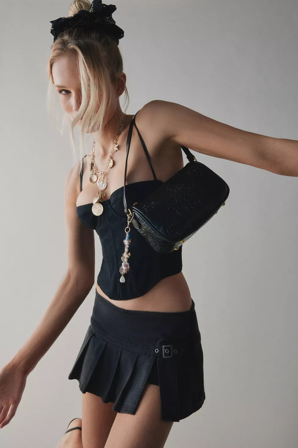 Out From Under Modern Love Denim Corset | Urban Outfitters (US and RoW)