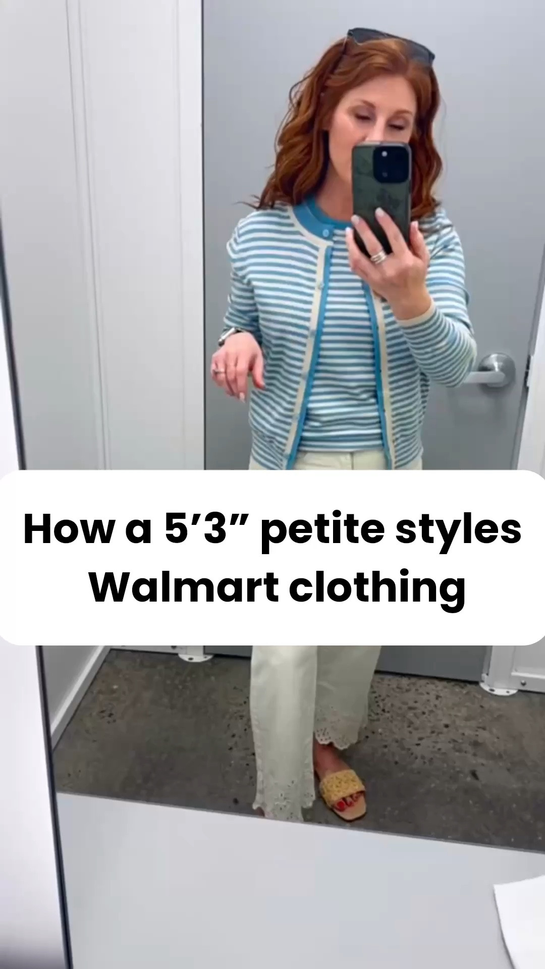Here’s how a 5’3” petite styles regular misses clothing from Walmart. 


#LTKPetite
