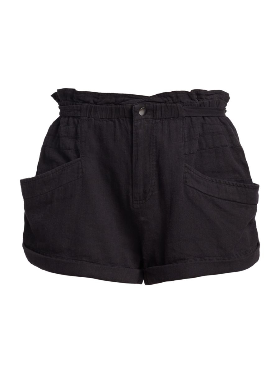 Topanga Linen-Cotton Blend Shorts | Saks Fifth Avenue