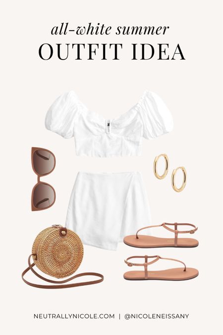 All white outfit for summer

// all white summer outfit, summer outfits, white outfit, vacation outfit, resort wear, casual outfit, travel outfit, beach outfit, brunch outfit, date night outfit, summer trends, summer fashion, white crop top, white mini skirt, white skort, cateye sunglasses, round rattan bag, t-strap sandals, strappy sandals, gold hoop earrings, Abercrombie, Amazon fashion, Quay Australia, neutral outfit, neutral fashion, neutral style, Nicole Neissany, Neutrally Nicole, neutrallynicole.com (4.23)

#liketkit 

#LTKtravel #LTKitbag #LTKstyletip #LTKsalealert #LTKshoecrush #LTKfindsunder100 #LTKfindsunder50 #LTKSeasonal