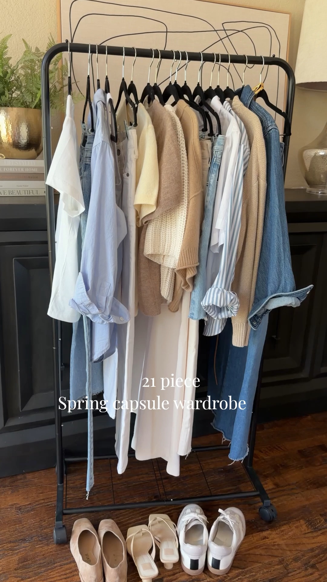 These are the pieces I would use if I was wanting to start a spring capsule wardrobe 

The less is more theory 

To cut that decision fatigue, less clutter, more style! ￼￼
We could make over 100 outfit combinations with these pieces ￼￼

#LTKgrwm #LTKOver40 #LTKootd