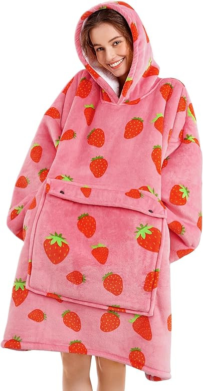 Narecte Kids Hoodie Blanket Year Old Girl Birthday Gifts for Kids Toddler Wearable Blanket Hoodie... | Amazon (US)