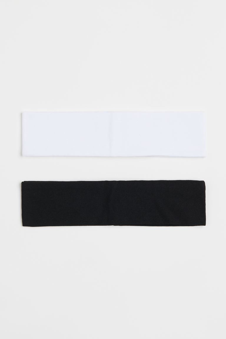 2-pack Jersey Headbands | H&M (US + CA)