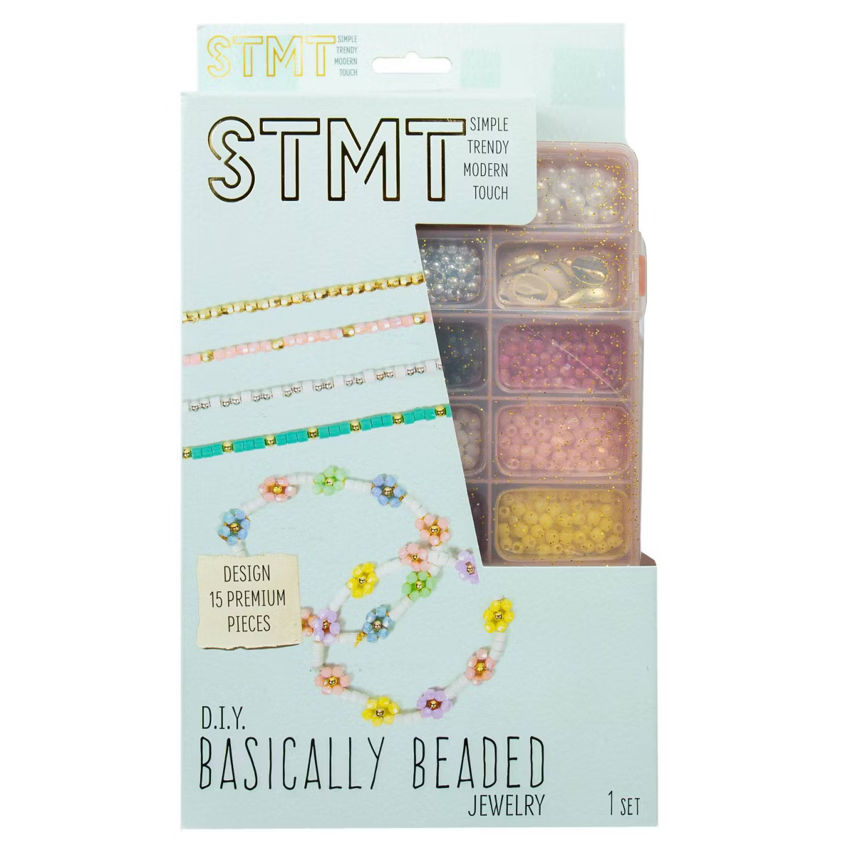 DIY Basically Beaded Jewelry Kit - STMT: Bracelet Making Kit with Clay Beads & Storage Case, 3696... | Target