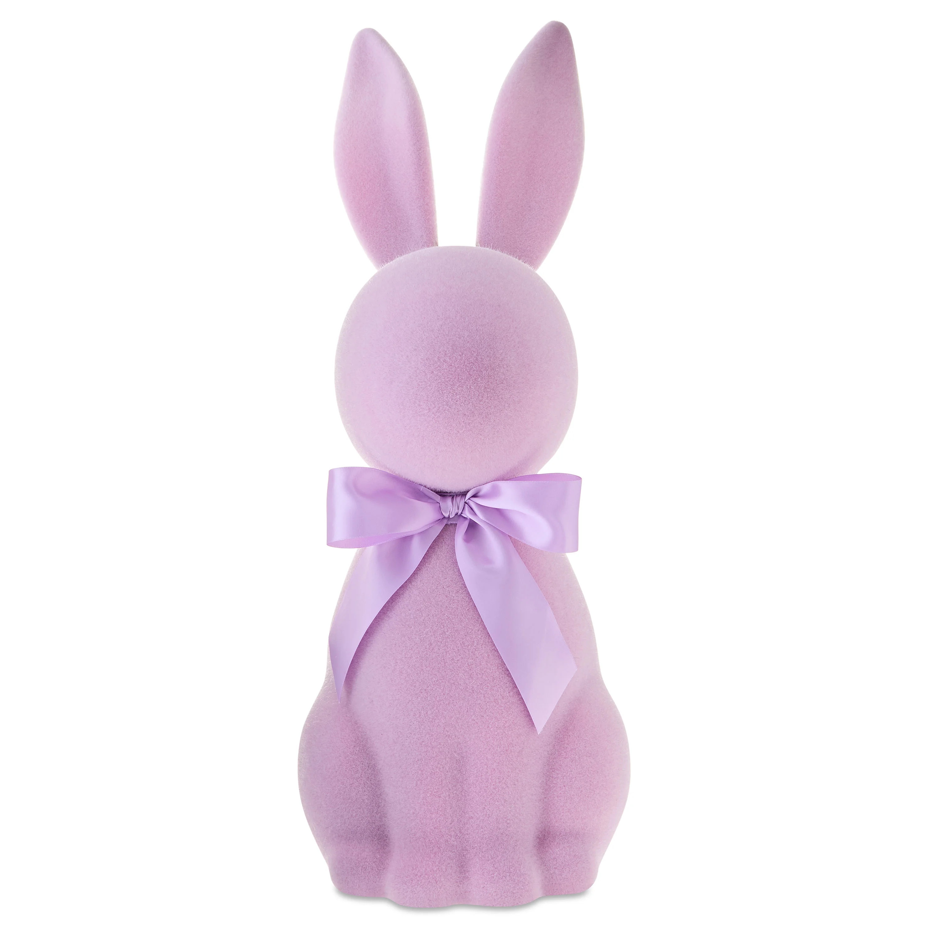 Flocked Bunny Tabletop Decoration, Purple, 27", Easter by Way To Celebrate | Walmart (US)
