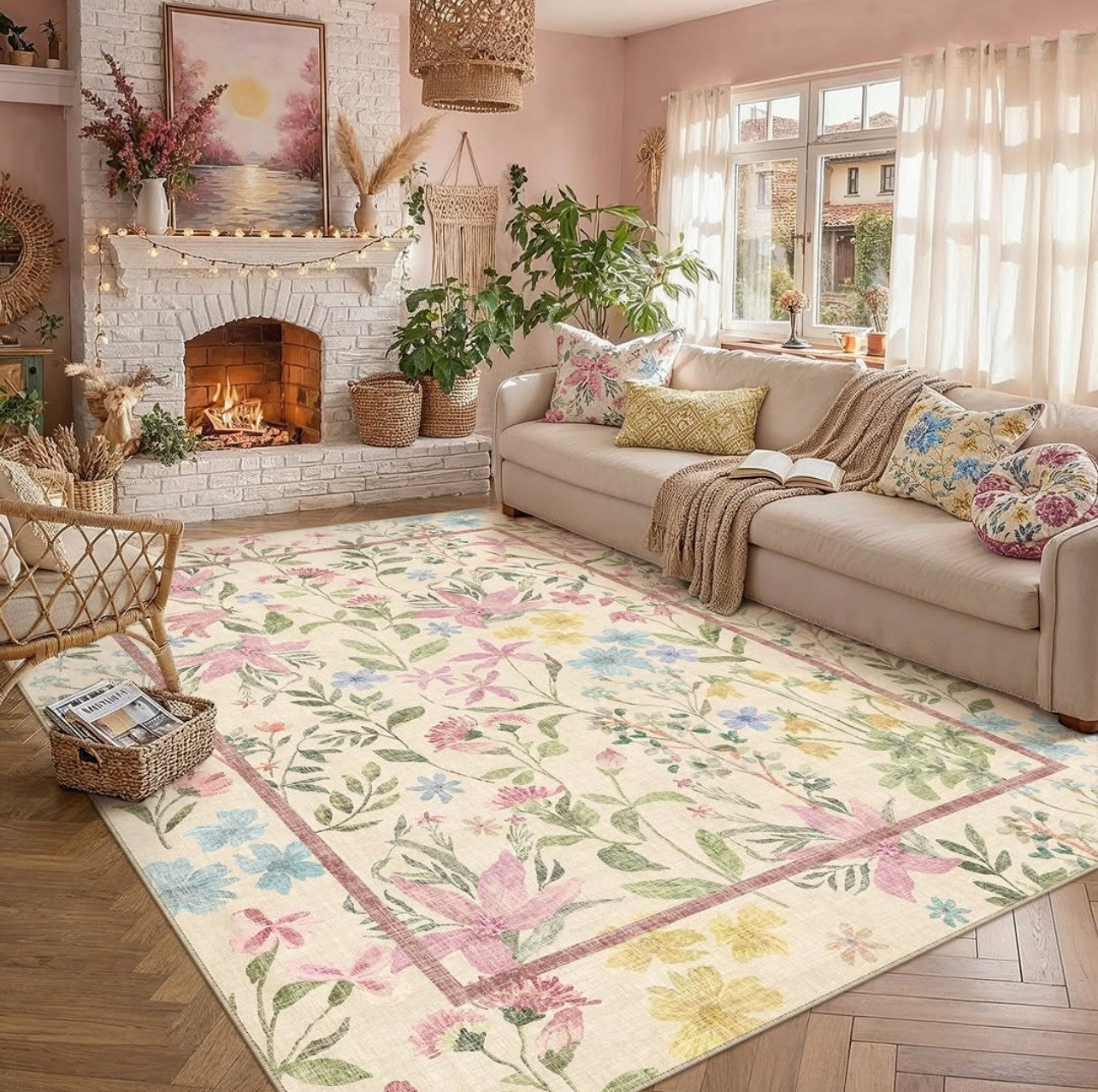 Wayfair deals for area rugs
Cherry Modern Floral Machine Washable Area Rug with Non-Slip Backing

#LTKHome #LTKSaleAlert