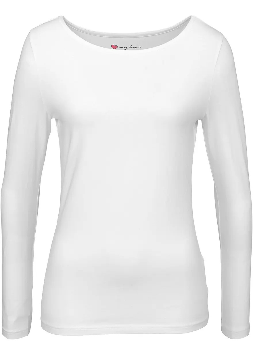 Figurbetontes Langarmshirt | Bonprix DE