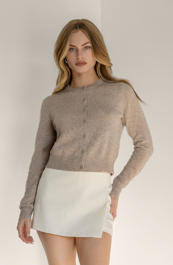 Sadie Cashmere Crew Cardigan | Nordstrom