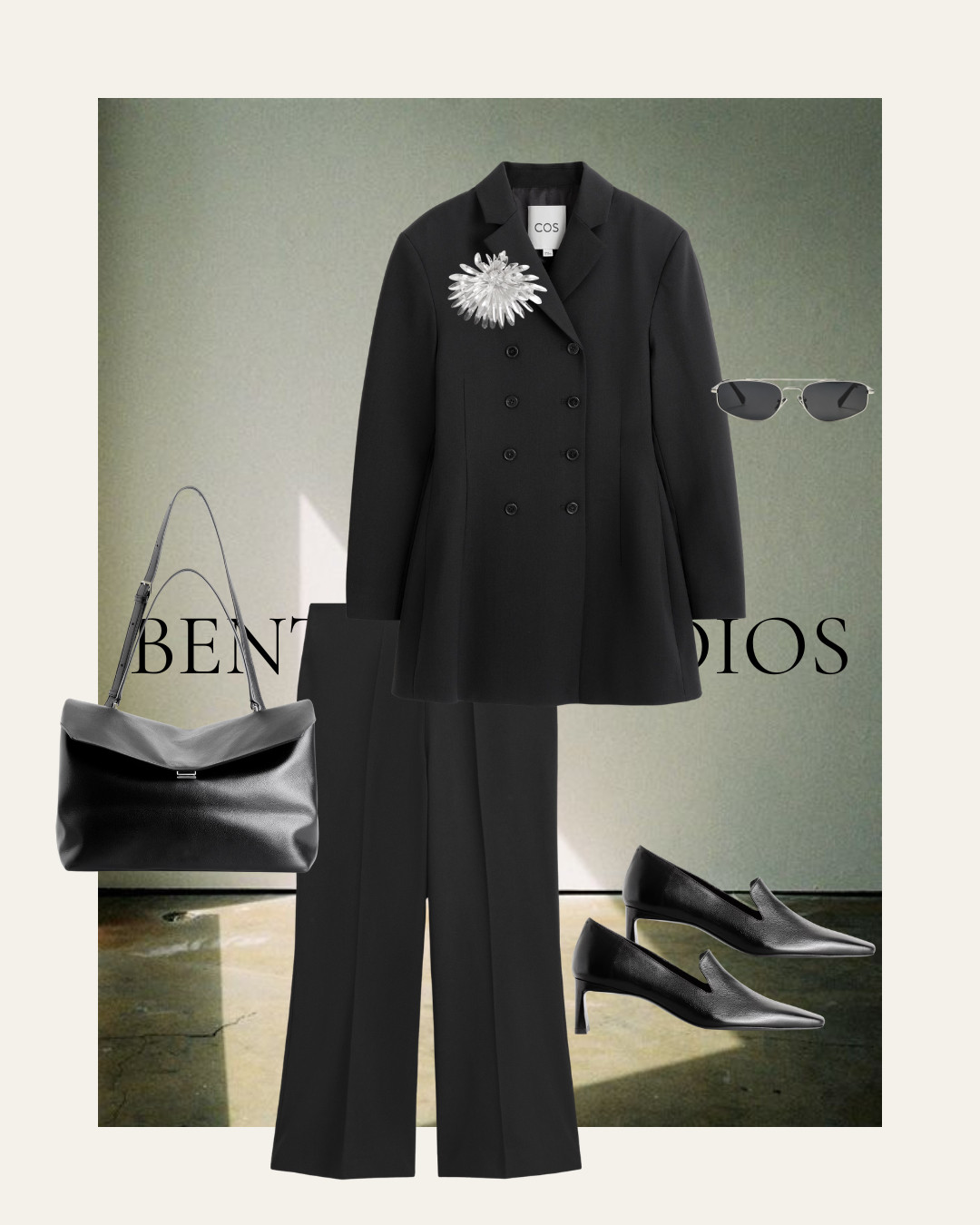 BLUEPRINT NO. 005
WORK

Black tailored workwear with a statement brooch, wide-leg trousers and classic black accessories. An elevated office outfit for autumn, business casual dressing and polished everyday workwear.

#WorkOutfit #OfficeStyle #Workwear #BlackOutfit #TailoredTrousers #AutumnWorkwear #BusinessCasual

#LTKuk #LTKstyletip #LTKFashionMonth #LTKdatenight #LTKworkwear