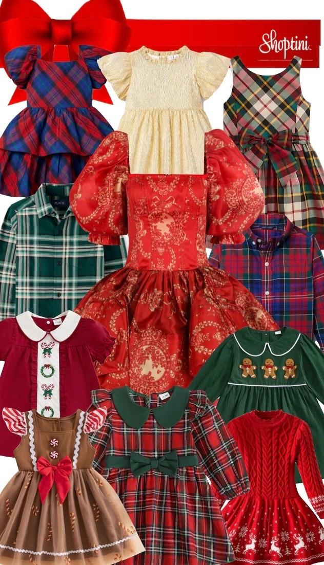 Christmas dresses and shirts for Mom and Kids / holiday theme outfits 

#LTKSaleAlert #LTKHoliday #LTKKids