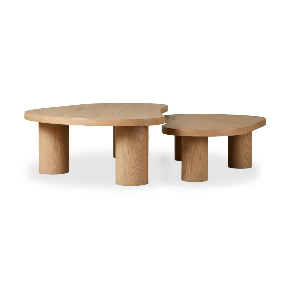 Joji Nesting Coffee Tables-Natural Oak Veneer | Wayfair North America