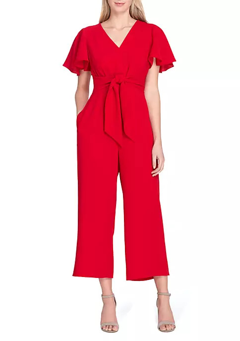 Tahari ASL
Short Sleeve Ruffle Crop Jumpsuit | Belk