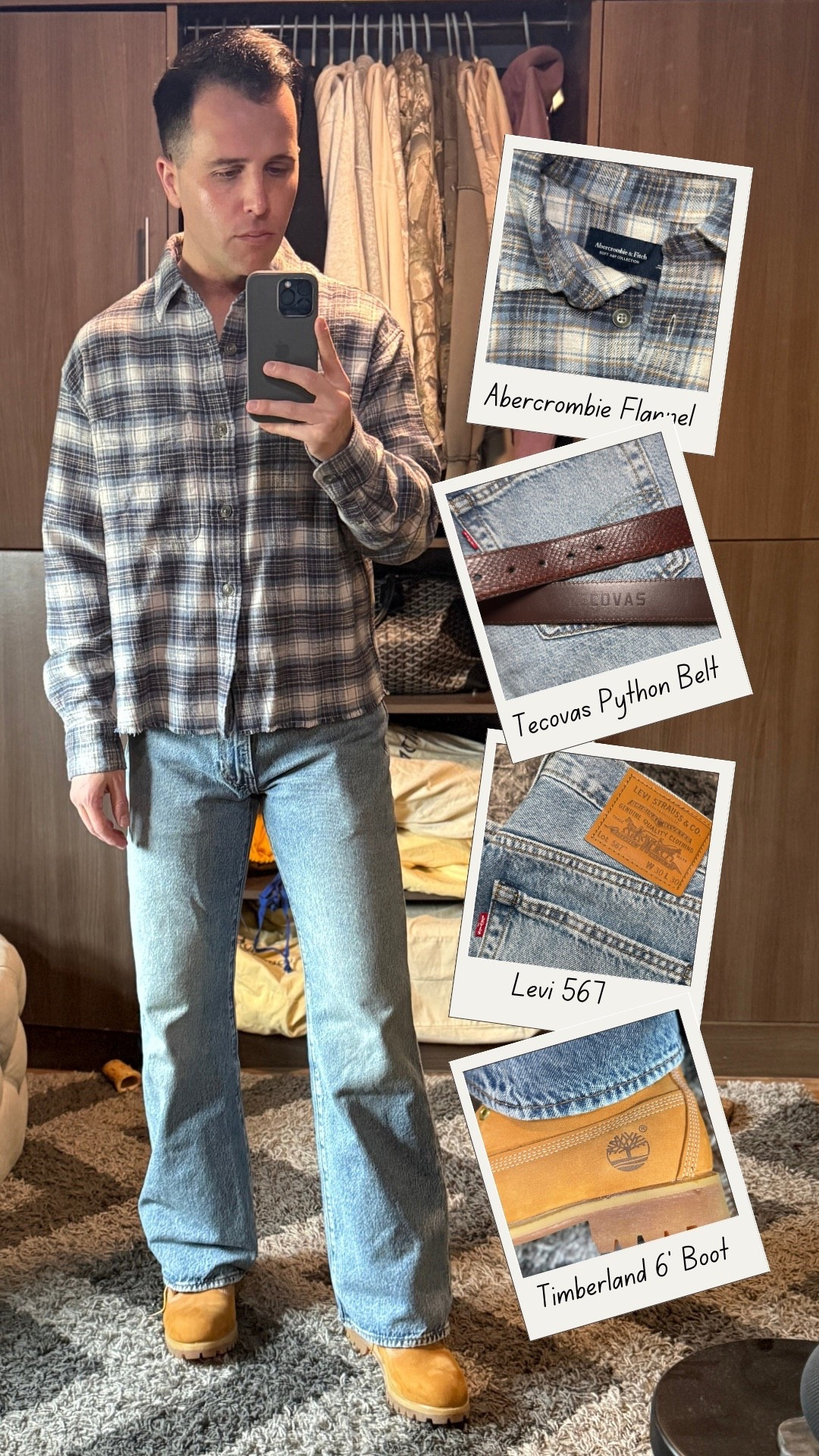 Casual men’s outfit.. relaxed Levi’s, boos and a flannel. This is one of my go to everyday looks when I want something simple but comfortable. I paired a soft flannel from Abercrombie & Fitch with light wash relaxed fit Levi’s 567 Loose Straight Jeans and finished it with the classic Timberland 6-Inch Premium Boots.
Perfect for everyday wear, weekend outfits, or casual streetwear. #levi #baggyjeans #menjeans #denim #timberland 

#LTKMens #LTKgrwm #LTKootd