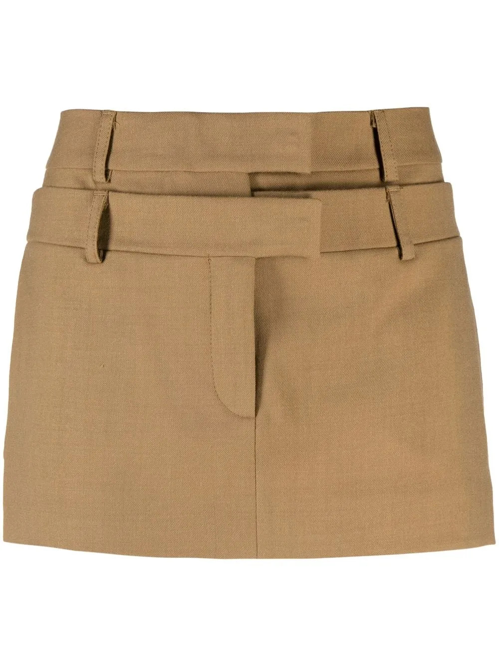 Morio double-waist miniskirt | Farfetch Global