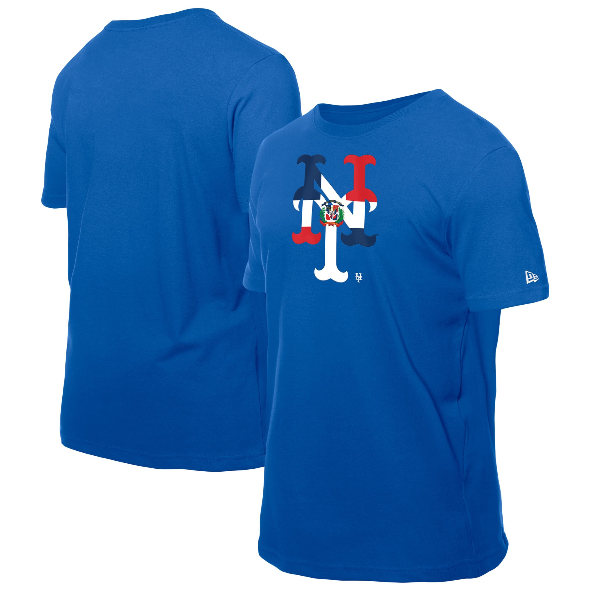 New York Mets New Era Dominican Republic Flag Logo T-Shirt - Royal | Fanatics