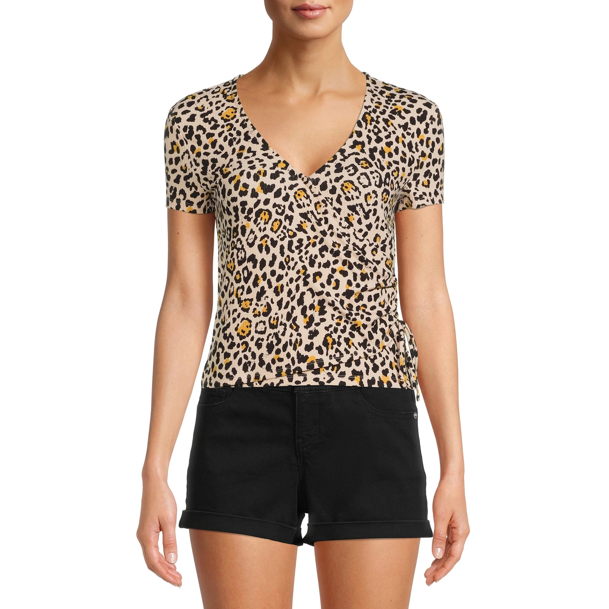 No Boundaries Juniors Wrap Top | Walmart (US)