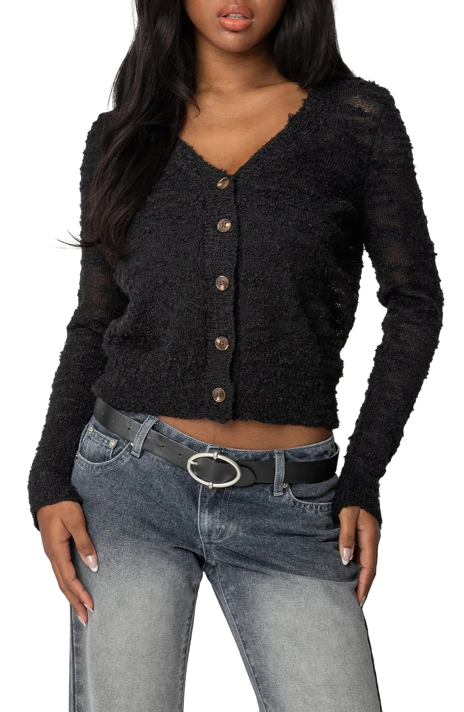 Georgie Textured Cardigan | Nordstrom