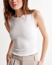 Textured Shell Top | Abercrombie & Fitch (US)