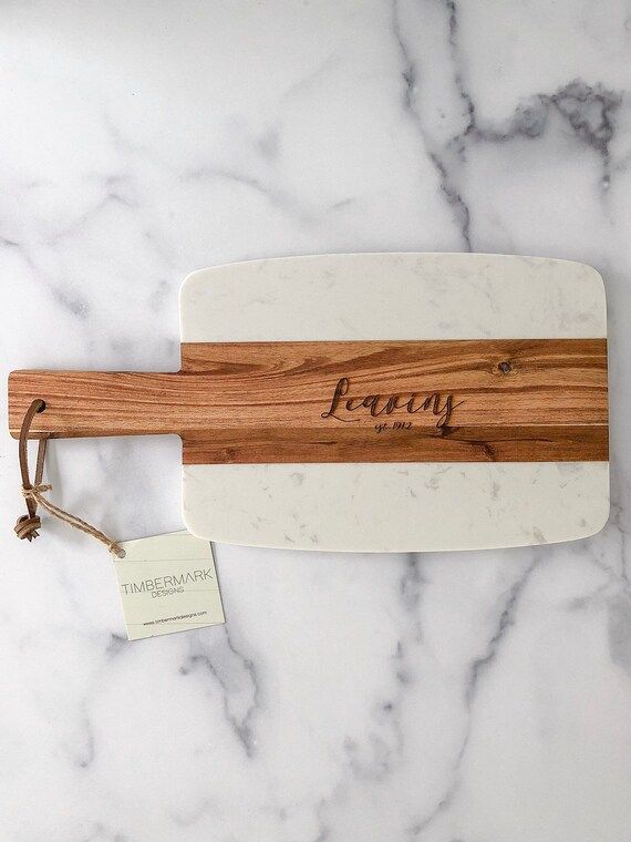Personalized Marble and Acacia Cheese Board - Wedding Gift - Housewarming Gift - Anniversary Gift... | Etsy (US)