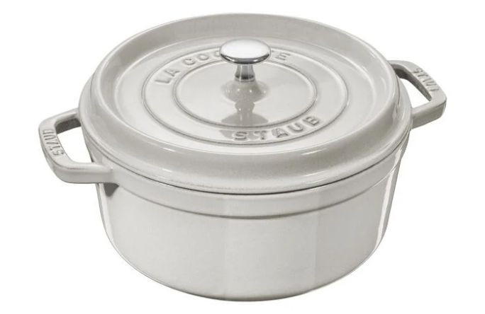 Staub Cast Iron 7 qt, Round, Dutch Oven, Eucalyptus | The ZWILLING Group Cutlery & Cookware