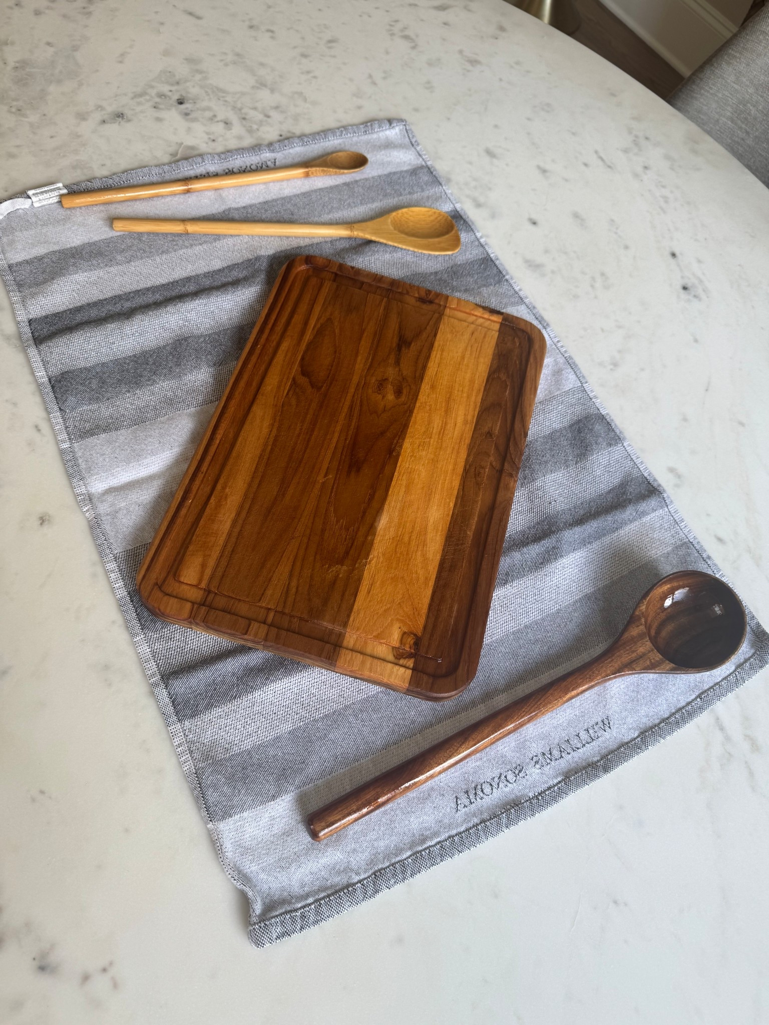 Did you know that plastic cutting boards can shed microplastics into your food 😳 They may contain forever chemicals (like BPA) and are linked to hormone disruption + inflammation ⚠️ That's why we switched to wooden + bamboo boards! They have:
 ✔️ No BPA or toxic chemicals 🌱 Sustainably sourced options ✨ Long-lasting with a little care

To keep ours in great shape, I condition them every month or so with food-grade block oil. Linked essentials below! 👇🏽 

#LTKHome #LTKFamily