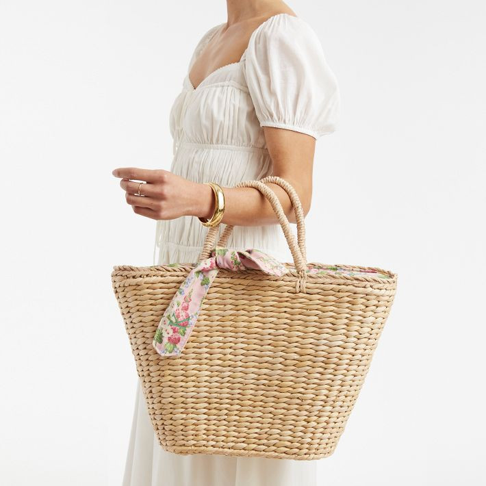 Sanderson Woven Tie Tote | Mark and Graham
