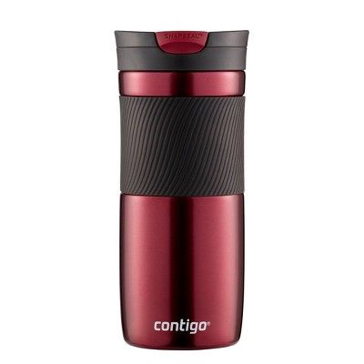 Contigo 16oz Stainless Steel SNAPSEAL Byron Travel Mug Cranberry | Target