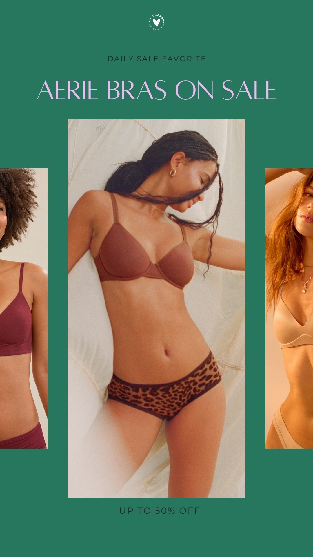 💕 Aerie bras are up to 50% off! Comfy, cute + such a good time to stock up on everyday favorites. ✨

#LTKgrwm #LTKSaleAlert #LTKselfcare