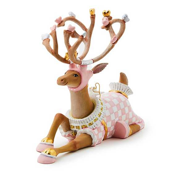 Patience Brewster Dash Away Sitting Cupid Reindeer Figure | MacKenzie-Childs