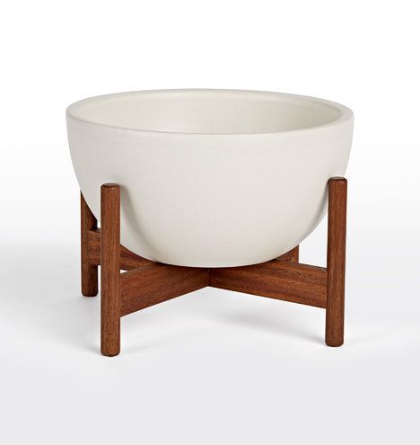 Modernica Case Study® Bowl with Walnut Stand Item # E1983 | Rejuvenation